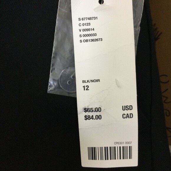 Urban Outfitters Womens Pants Flare Black Work Pants Size 12 - Picture 5 of 8